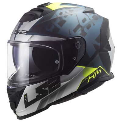 LS2 FF800 STORM SPRINTER helma matná-černá/stříbrná/cobalt vel.XXL